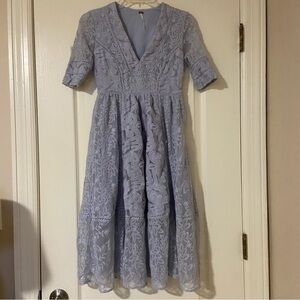 Free People Light Blue Dress
